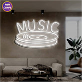 Music play Neon Sign